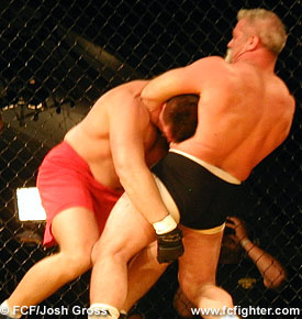 Tim Catalfo choking Dave Beneteau