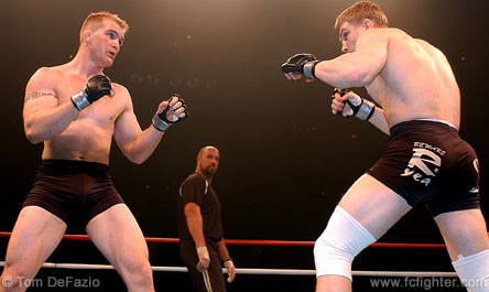Trevor Prangley (left) vs. Andrei Semenov
