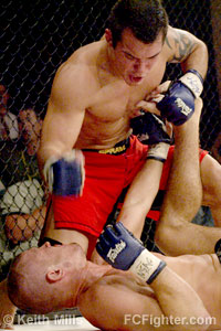 Roger Huerta hammering Matt Wiman