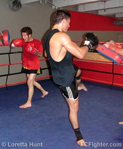 Muay Thai training at Legends Gym - Photo by Loretta Hunt