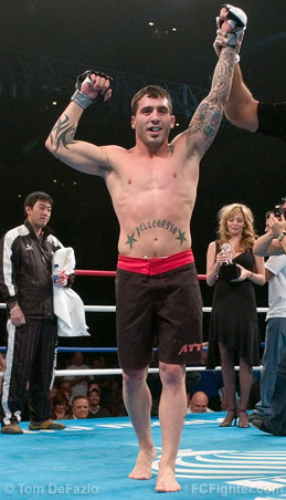 Kurt Pellegrino, victorious once again at MFC 5 - Photo by Tom DeFazio