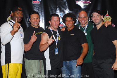 IFL Team Coaches: Maurice Smith, Renzo Gracie, Pat Miletich, Carlos Newton, Bas Rutten and Matt Lindland