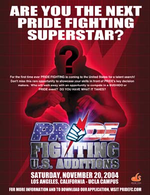 Pride FC U.S. Auditions