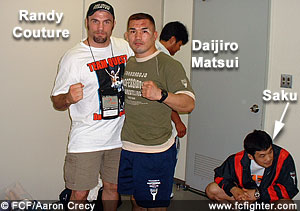 Randy Couture, Daijiro Matsui, and Kazushi Sakuraba