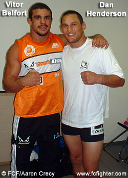 Vitor Belfort and Dan Henderson