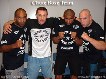 Chute Boxe Team: Rudimar Fedrigo, Assuerio Silva, Vanderlei Silva