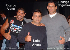 Ricardo Arona, Luis Alves and Rodrigo Nogueira
