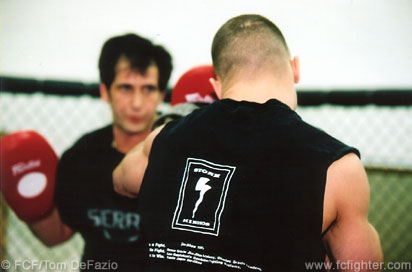 Matt Serra training