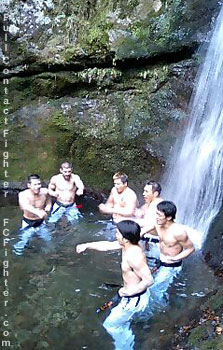 Antonio Carvalho: Waterfalls training