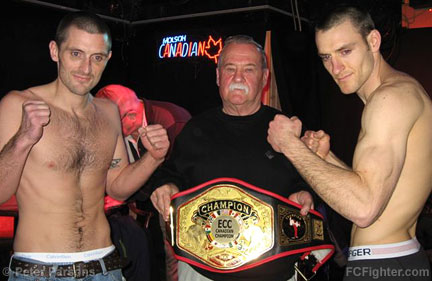 ECC 5 Weigh-ins: Rowan Cunningham vs. Cory MacDonald - Photo by Peter Parsons