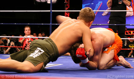 IFL (June 1, 2007): Chris Horodecki (top) vs. Shad Lierly - Photo by Todd Emoto