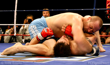 IFL (June 1, 2007): Vladmir Matyushenko (top) vs. Aaron Stark - Photo by Todd Emoto