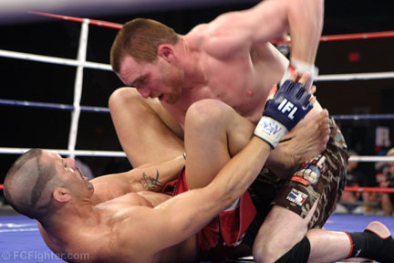 IFL (June 16, 2007): Pat Healy (top) vs. MIke Guymon - Photo by Steven Marrocco