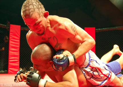Total Fight Challenge 8: Jared McMahan submitting Ulysses Rocha - Photo by Riley Kerestes