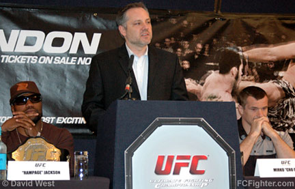 UFC Press Conference in London, England (June 18, 2007): UFC UK Division President Marshall Zelaznik - Photo by David West