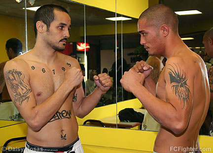 Chico Cantiberos (left) vs. Kevin DeLima