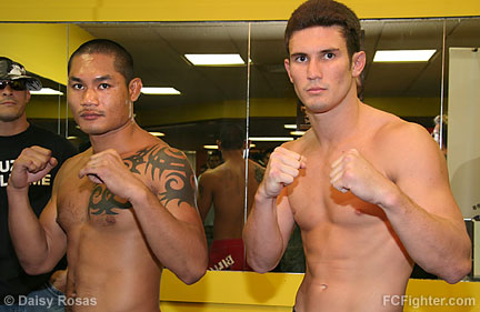 Harris Sarmiento (left) vs. KJ Noons