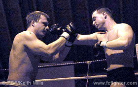 Closed fist exhibition match