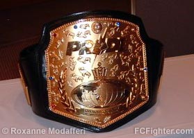 Pride Middleweight Grand Prix title belt