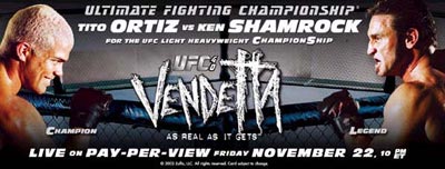 UFC 40 banner provided by UFC/Zuffa
